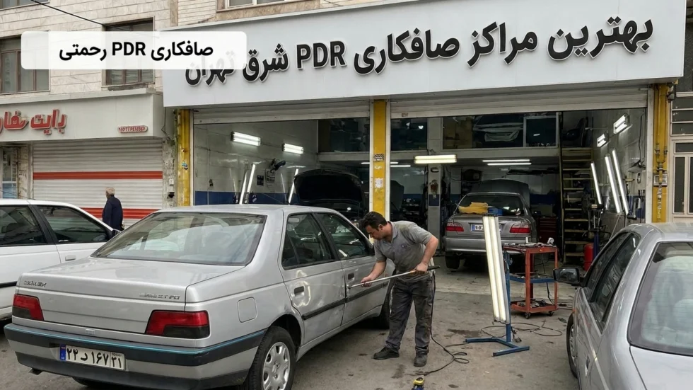 بهترین مراکز صافکاری pdr در شرق تهران کجاست؟ 9 مرکز برتر + اطلاعات کامل 7 صافکاری PDR رحمتی در محدوده شرق تهران