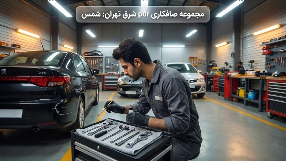 بهترین مراکز صافکاری pdr در شرق تهران کجاست؟ 9 مرکز برتر + اطلاعات کامل 8 صافکاری pdr شمس